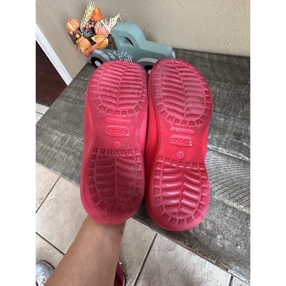 Crocs Alabama Crimson Tide Red Flip Flop Thong Sandals Mens Size 11 - Picture 4 of 4